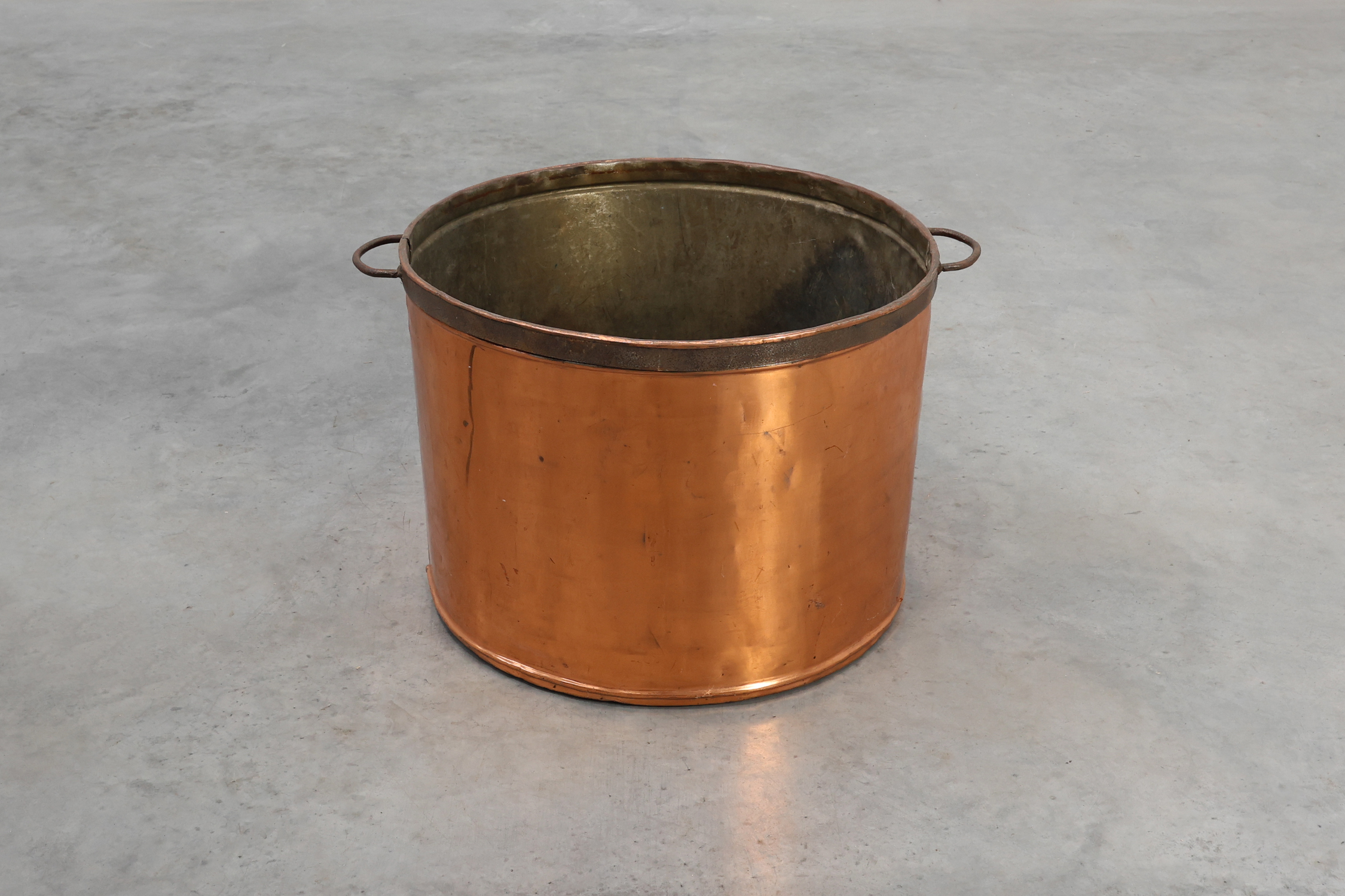 Large Copper Brew Kettle or chimney pot, France ca. 1820thumbnail